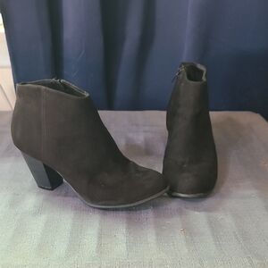 Black Suede Ankle Boots